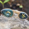 Galaxy Ring - Emerald Glitter