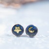 Silver Earrings  - Cameleon Blue image