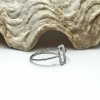 Minimal Collection Ring - Rectangle. Silvery